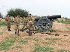 Artilleriegeschütz beim Fort Rinella