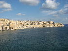 Blick von Senglea auf Valletta